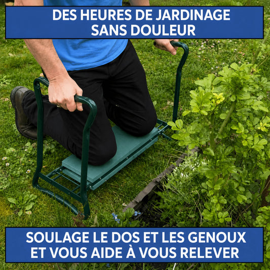 KneeRelief | Banc à genoux 2-en-1 confortable et tabouret de jardin