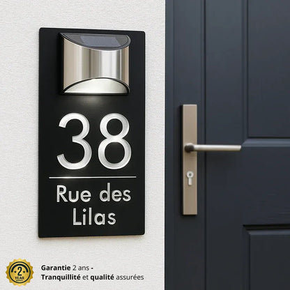 Targhetta personalizzata con indirizzo