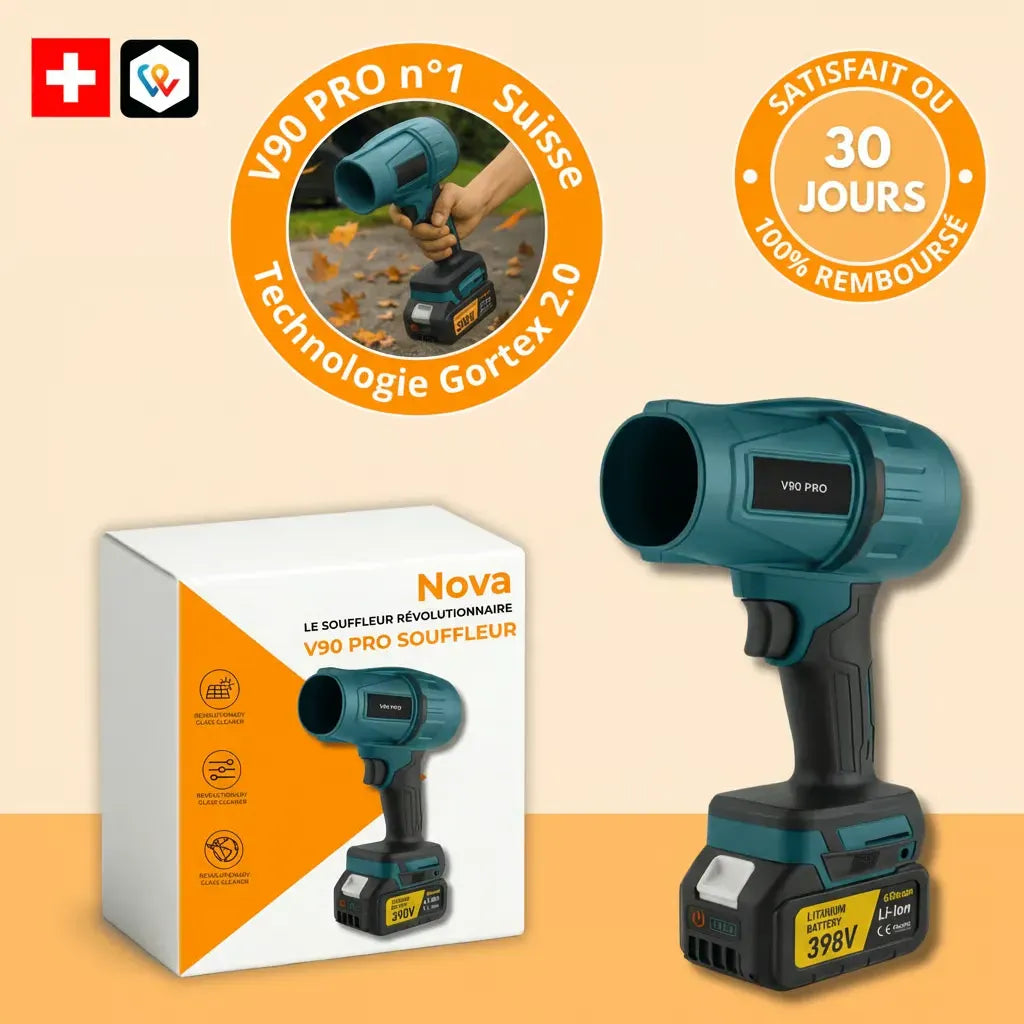 Potente soffiatore senza fili: compatto, leggero e ultra performante