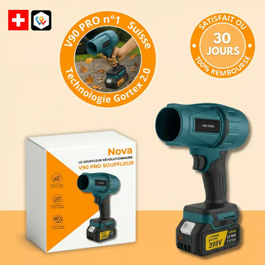 Potente soffiatore senza fili: compatto, leggero e ultra performante