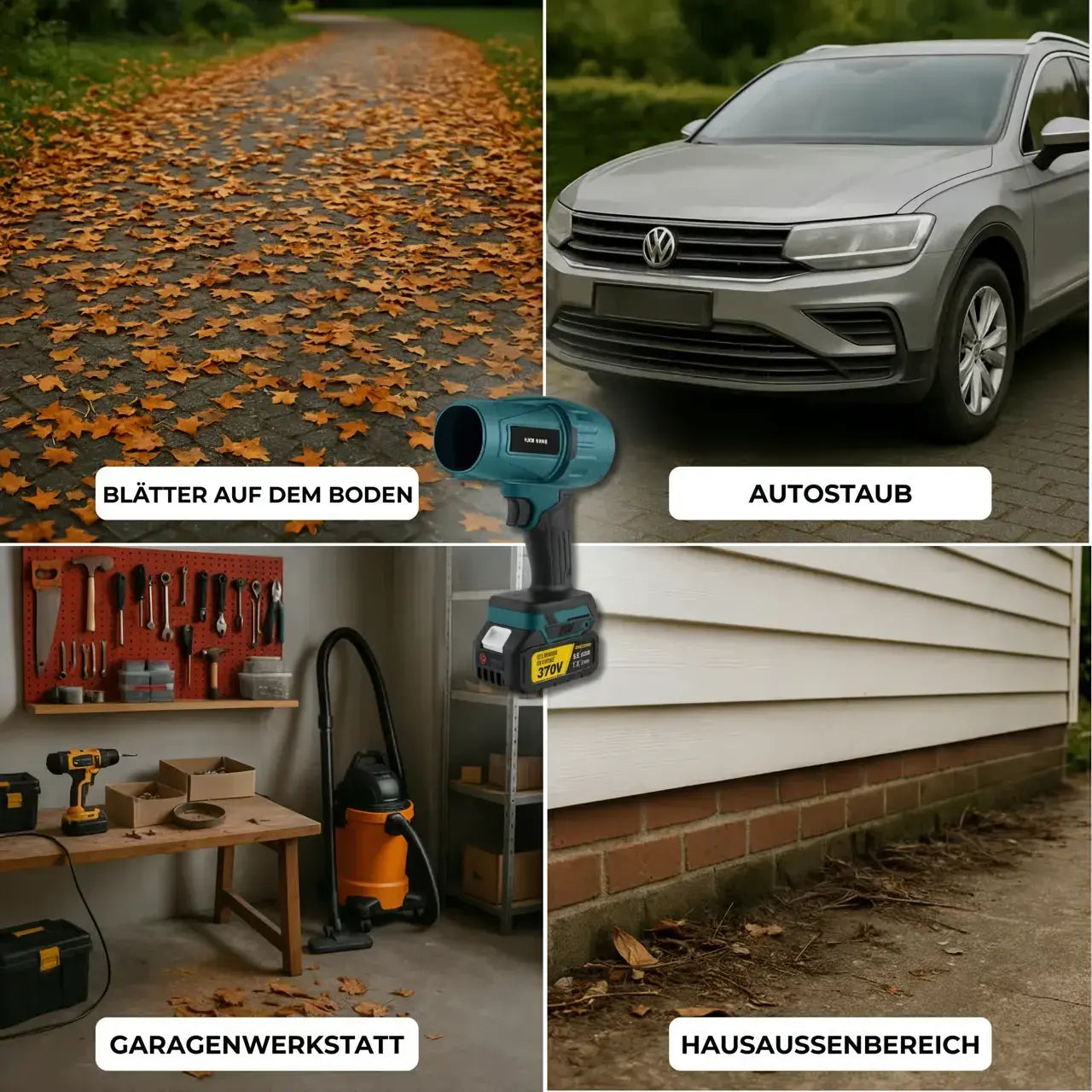 Potente soffiatore per foglie senza fili: compatto, leggero e ultraperformante