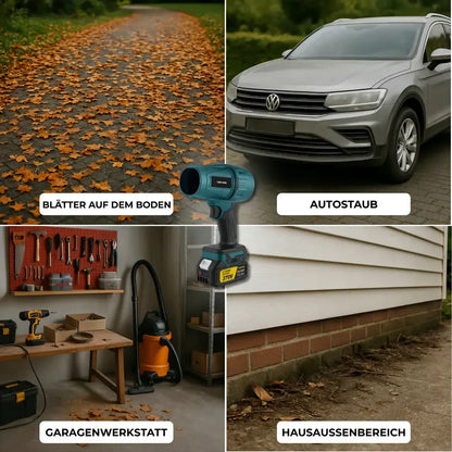 Potente soffiatore per foglie senza fili: compatto, leggero e ultraperformante