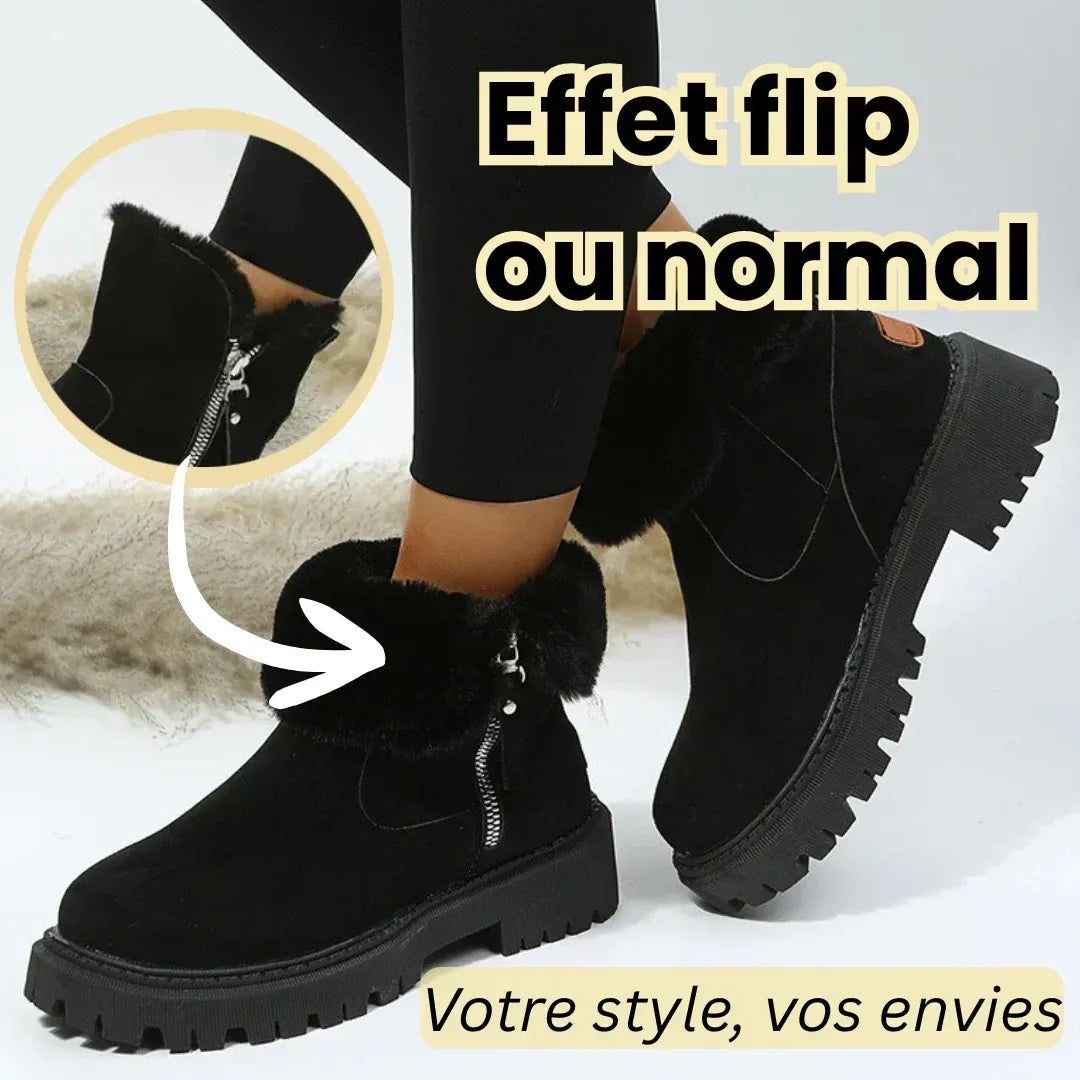 Bottines d’hiver ultra-douces et confortables