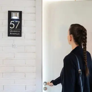 Targhetta personalizzata con indirizzo