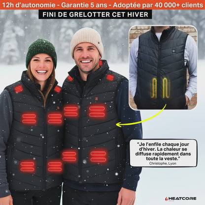 Nova Max 3 Doudoune Gilet Chauffant  Veste premium avec batterie