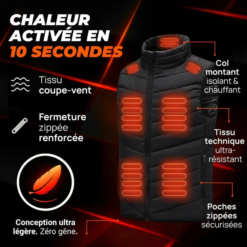 Nova Max 3 Doudoune Gilet Chauffant  Veste premium avec batterie